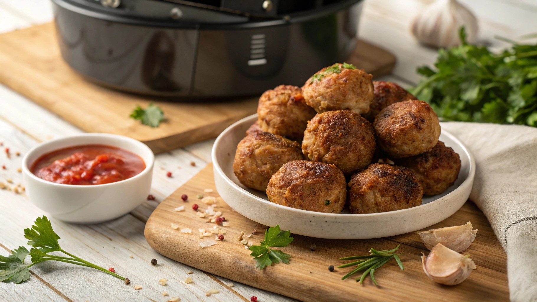 Air Fryer Turkey Meatballs